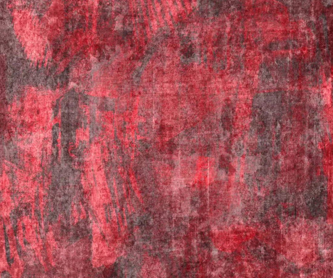 Metro Red 5X42 Fleece ( 60 X 50 Inch ) Backdrop