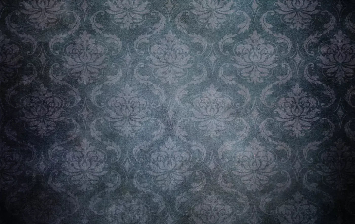 Midnight Damask 16X10 Ultracloth ( 192 X 120 Inch ) Backdrop
