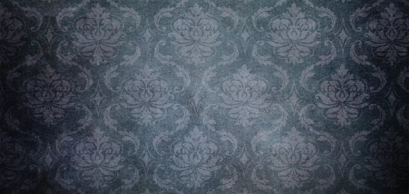 Midnight Damask 16X8 Ultracloth ( 192 X 96 Inch ) Backdrop