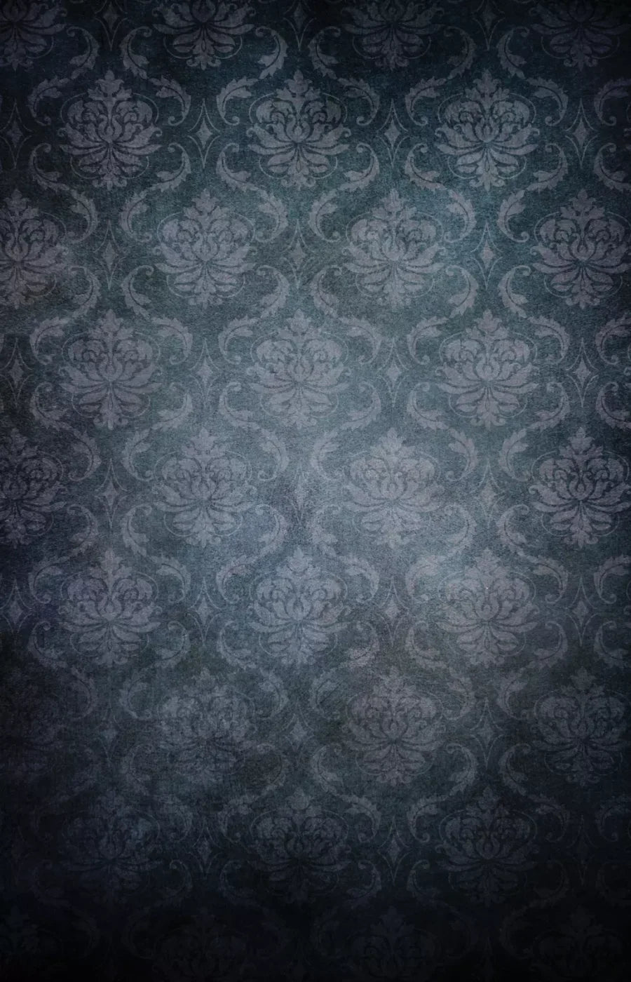 Midnight Damask 8X12 Ultracloth ( 96 X 144 Inch ) Backdrop