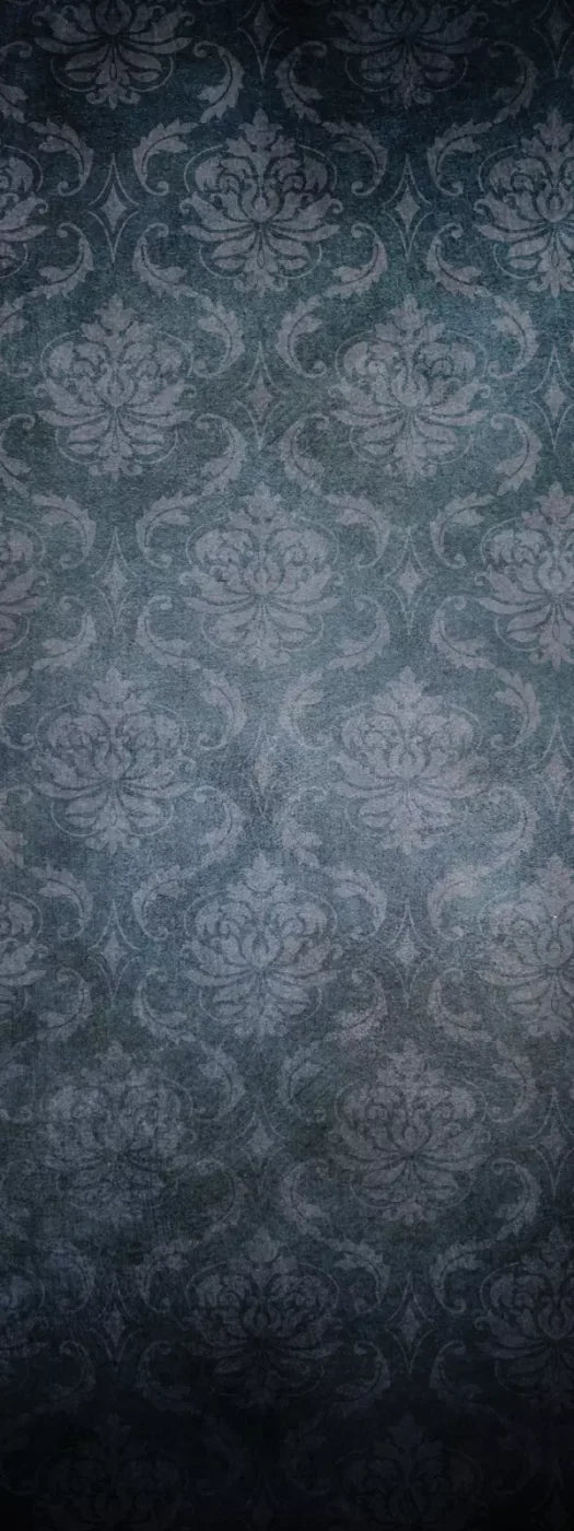 Midnight Damask 8X20 Ultracloth ( 96 X 240 Inch ) Backdrop