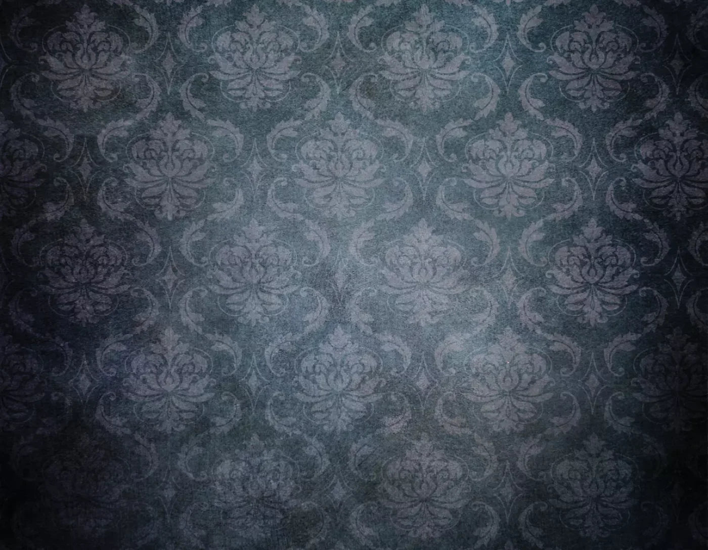 Midnight Damask 8X6 Fleece ( 96 X 72 Inch ) Backdrop