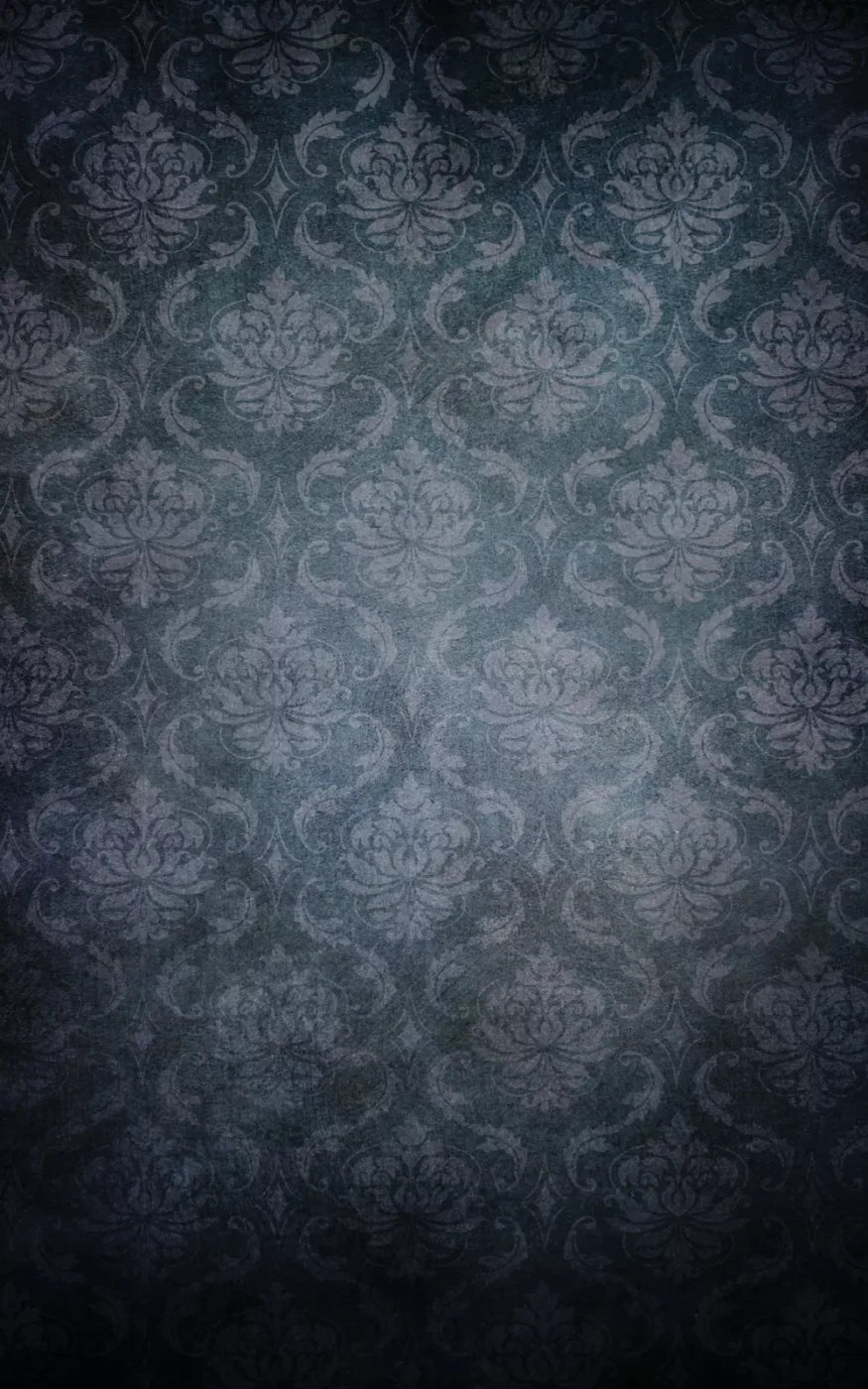 Midnight Damask 9X14 Ultracloth ( 108 X 168 Inch ) Backdrop