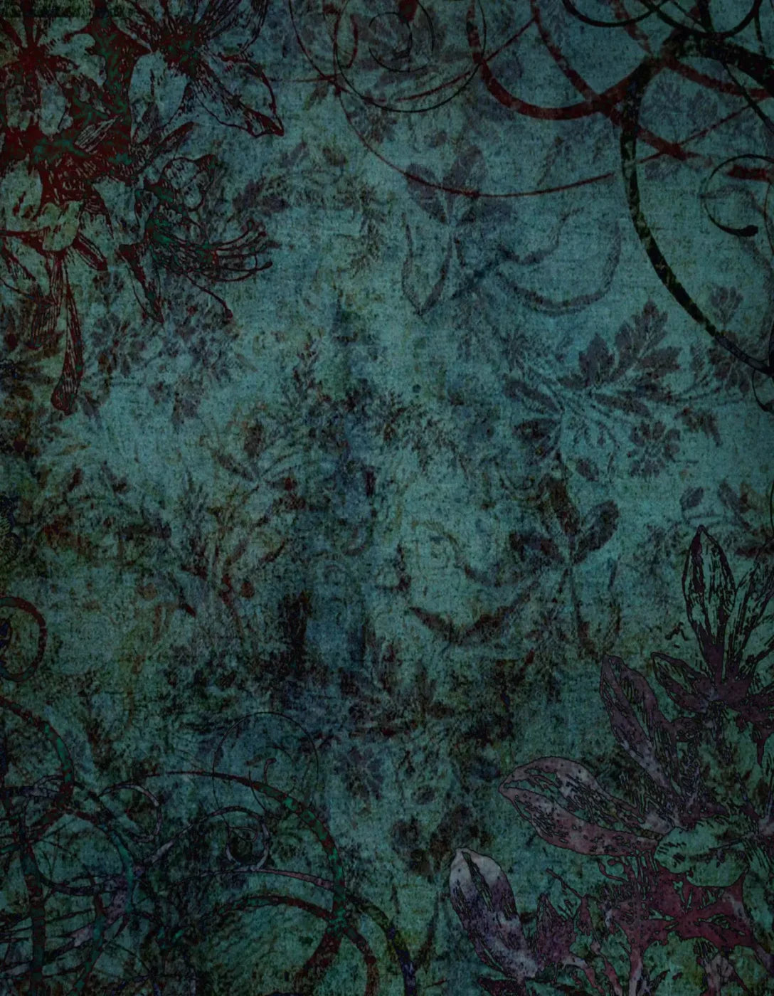 Midnight Forest 6X8 Fleece ( 72 X 96 Inch ) Backdrop