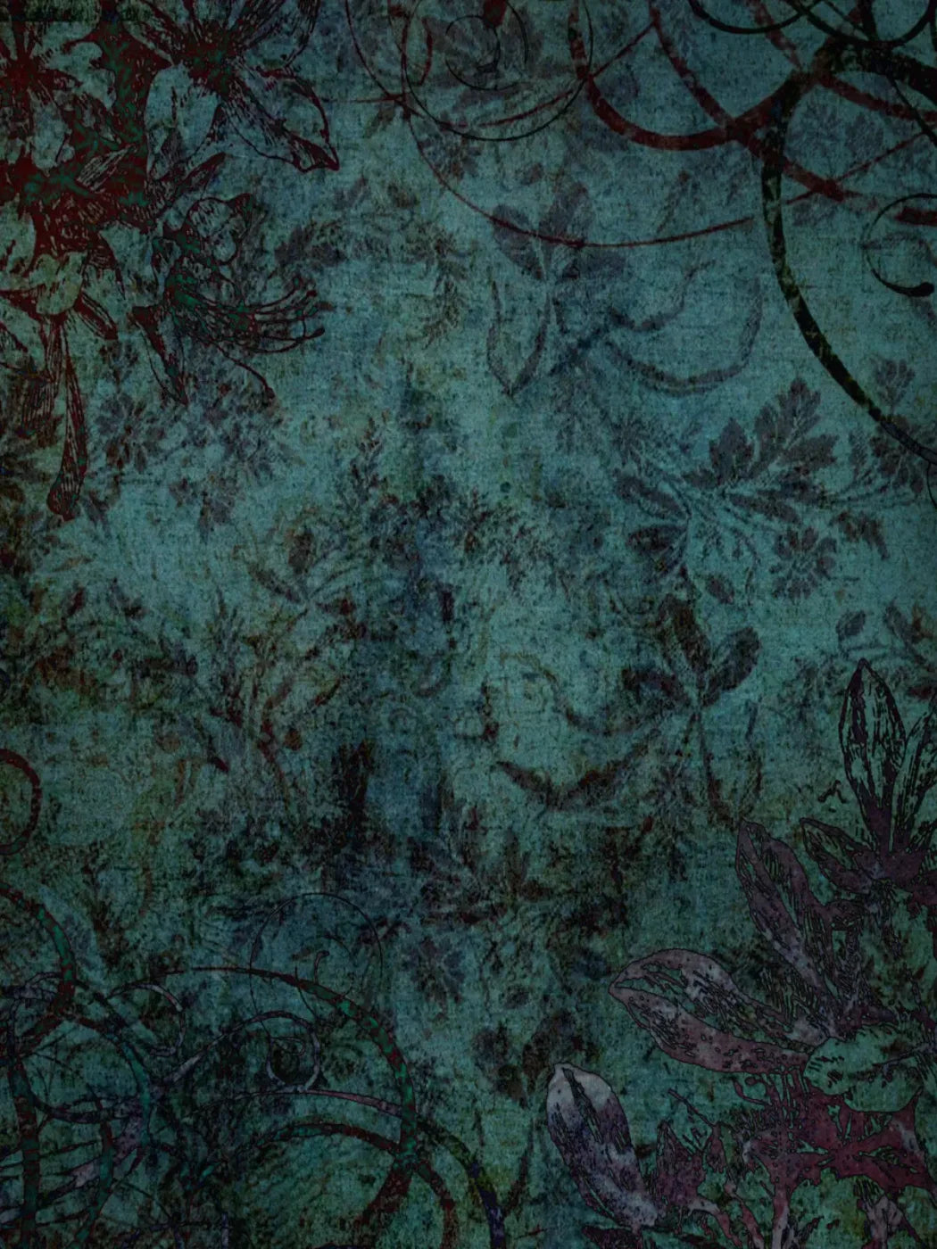 Midnight Forest 8X10 Fleece ( 96 X 120 Inch ) Backdrop