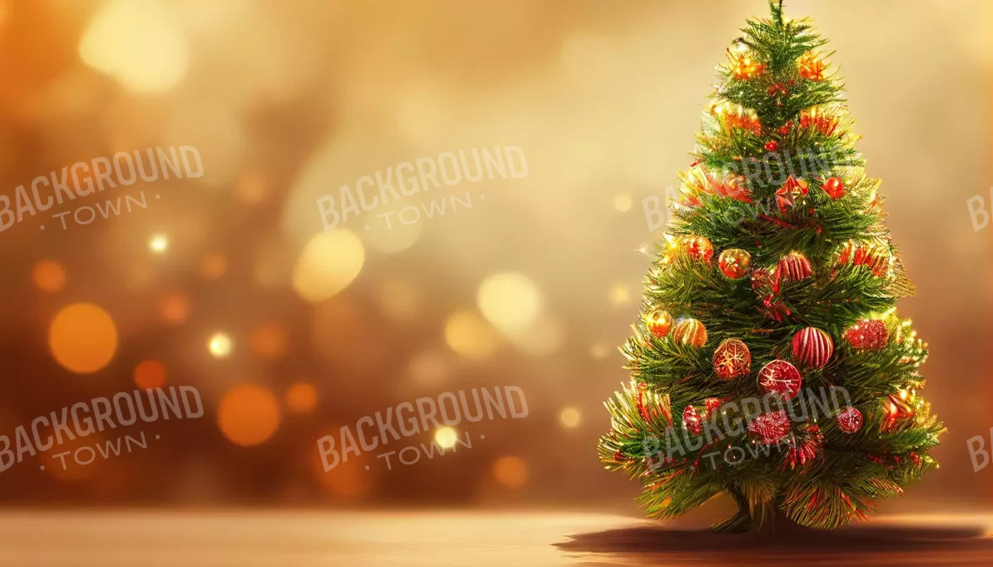 Mini Christmas Tree I 14’X8’ Ultracloth (168 X 96 Inch) Backdrop