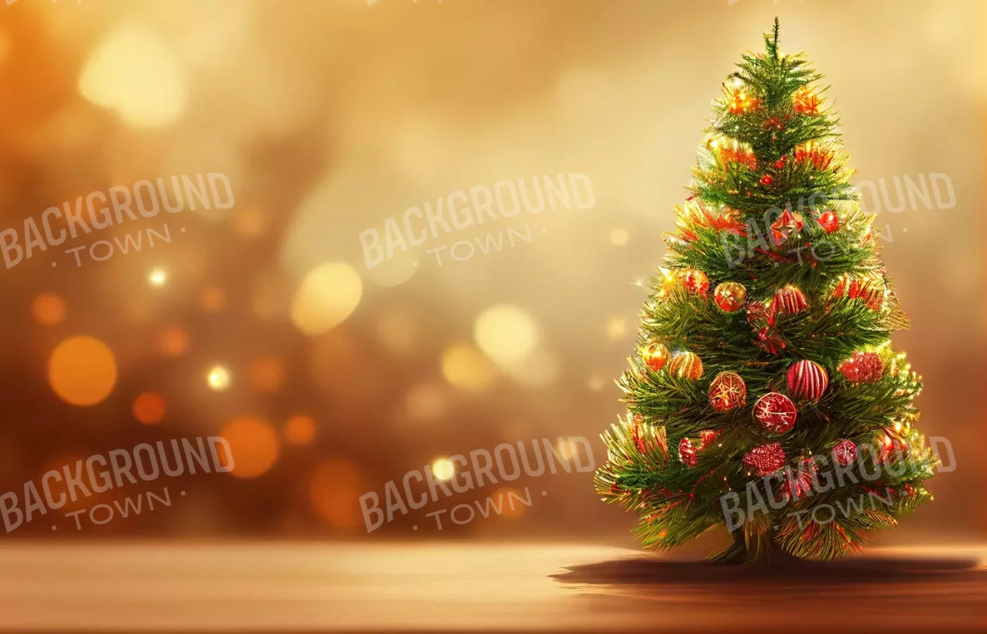 Mini Christmas Tree I 14’X9’ Ultracloth (168 X 108 Inch) Backdrop
