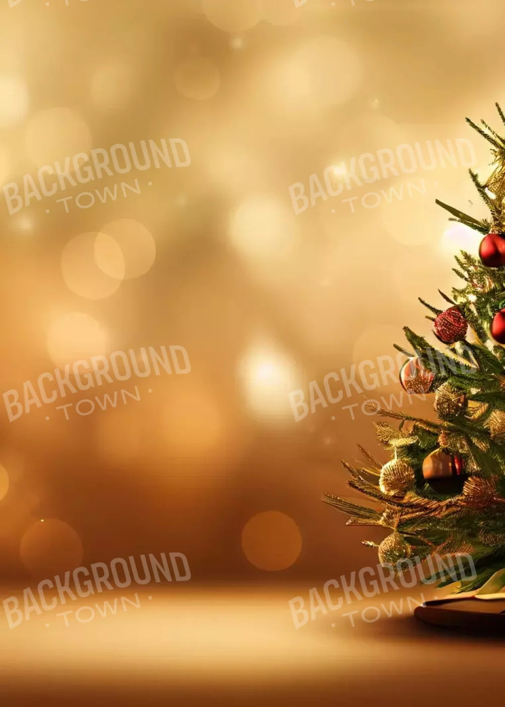 Mini Christmas Tree Ii 5’X7’ Ultracloth (60 X 84 Inch) Backdrop