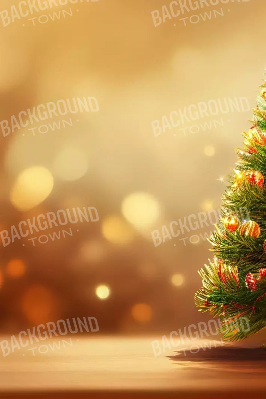 Mini Christmas Tree I 8’X12’ Ultracloth (96 X 144 Inch) Backdrop