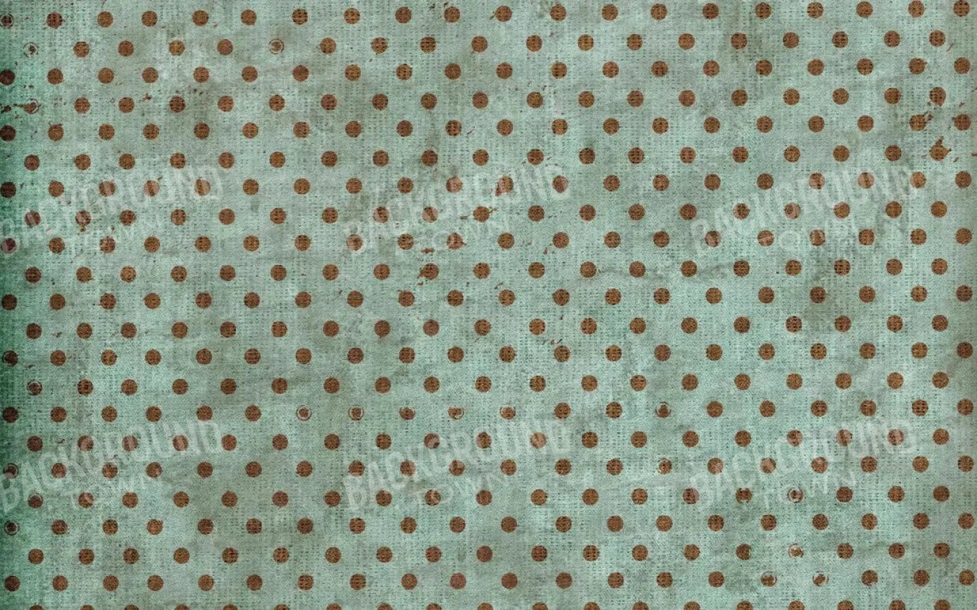 Minted Polka 14X9 Ultracloth ( 168 X 108 Inch ) Backdrop