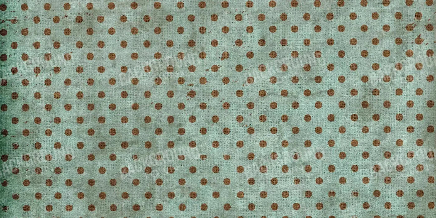 Minted Polka 20X10 Ultracloth ( 240 X 120 Inch ) Backdrop