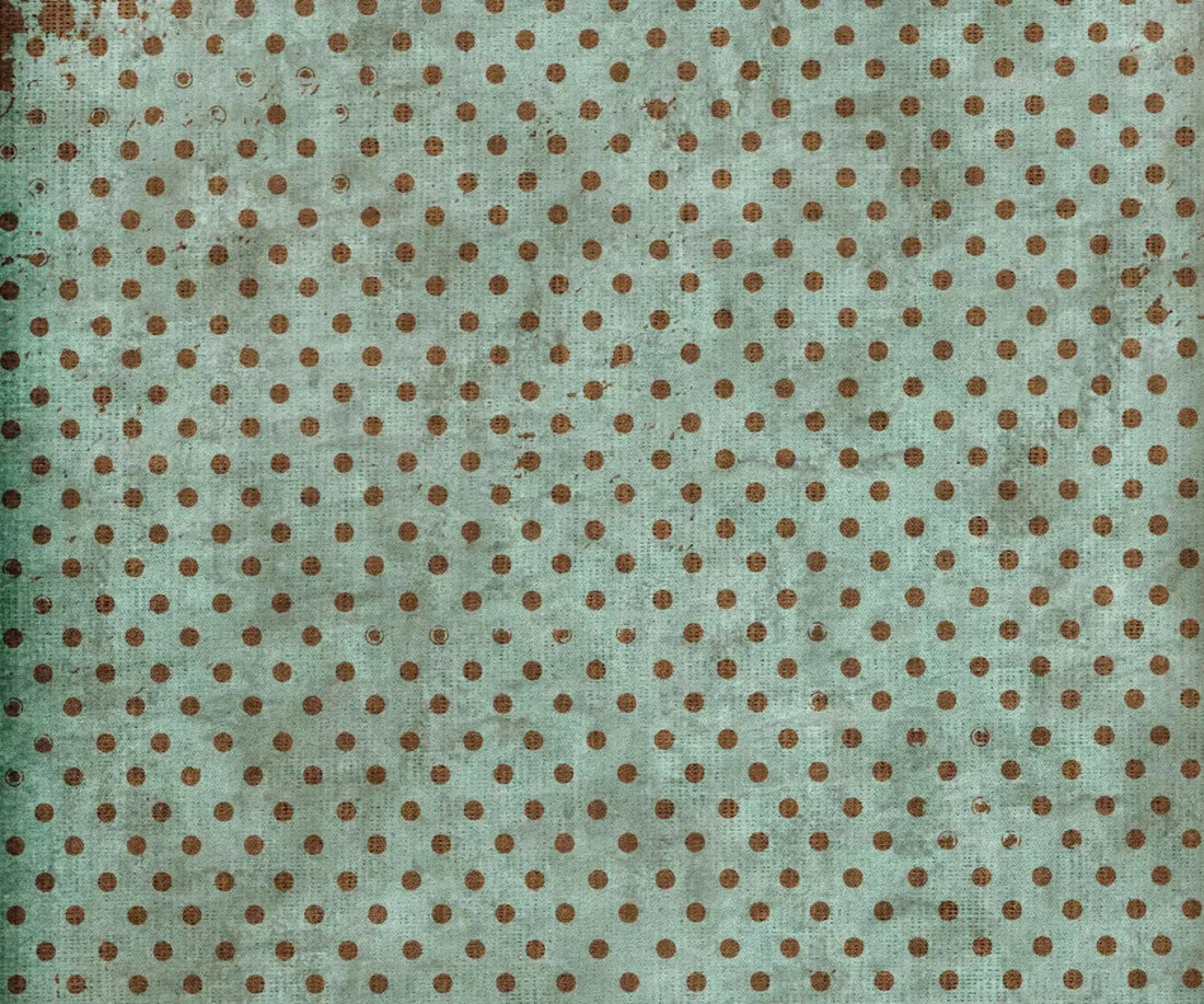 Minted Polka 5X42 Fleece ( 60 X 50 Inch ) Backdrop