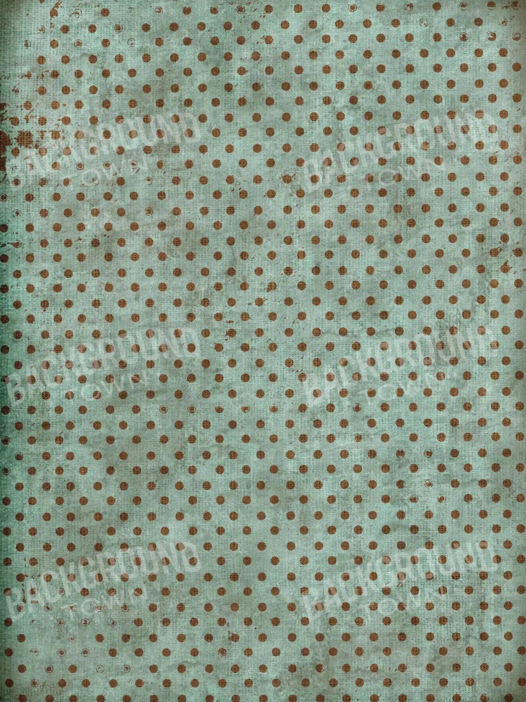 Minted Polka 5X7 Ultracloth ( 60 X 84 Inch ) Backdrop