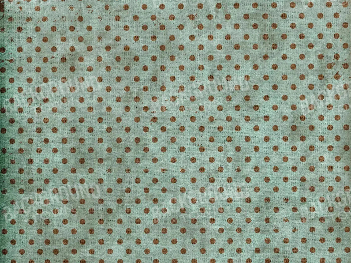 Minted Polka 7X5 Ultracloth ( 84 X 60 Inch ) Backdrop