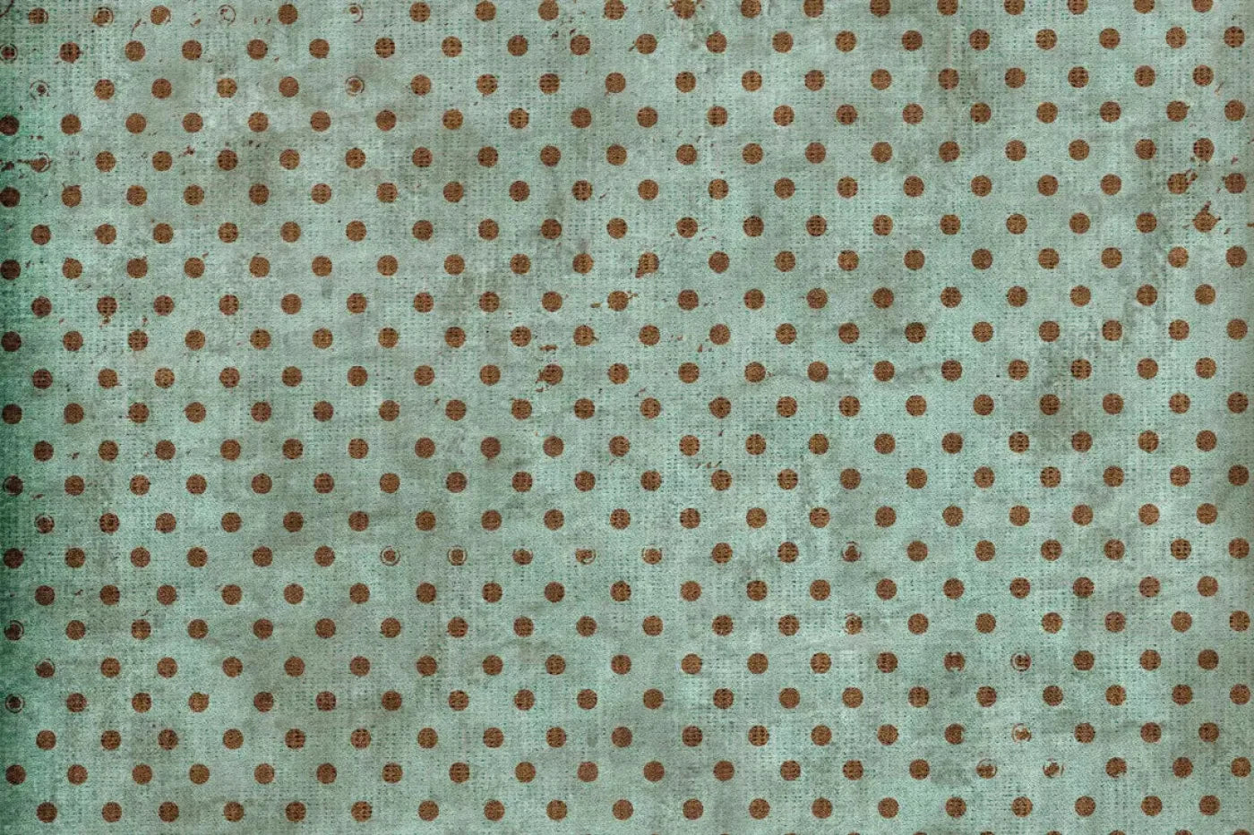 Minted Polka 5X4 Rubbermat Floor ( 60 X 48 Inch ) Backdrop