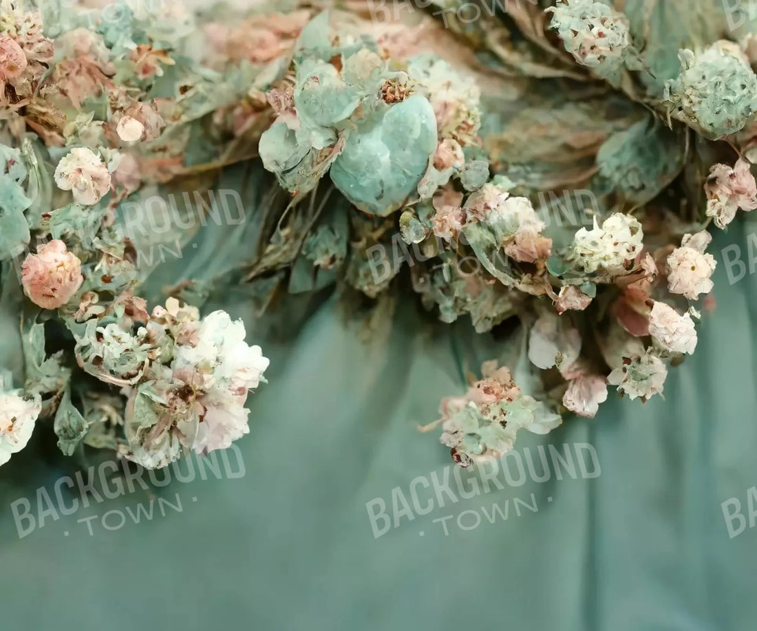 Mintly Ever After 5X42 Fleece ( 60 X 50 Inch ) Backdrop