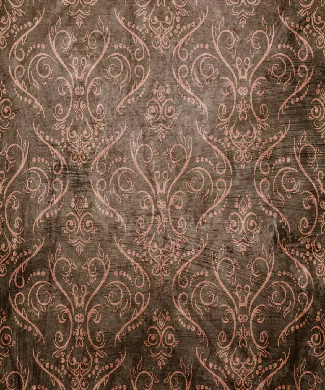 Brown Damask Backdrop for Photography