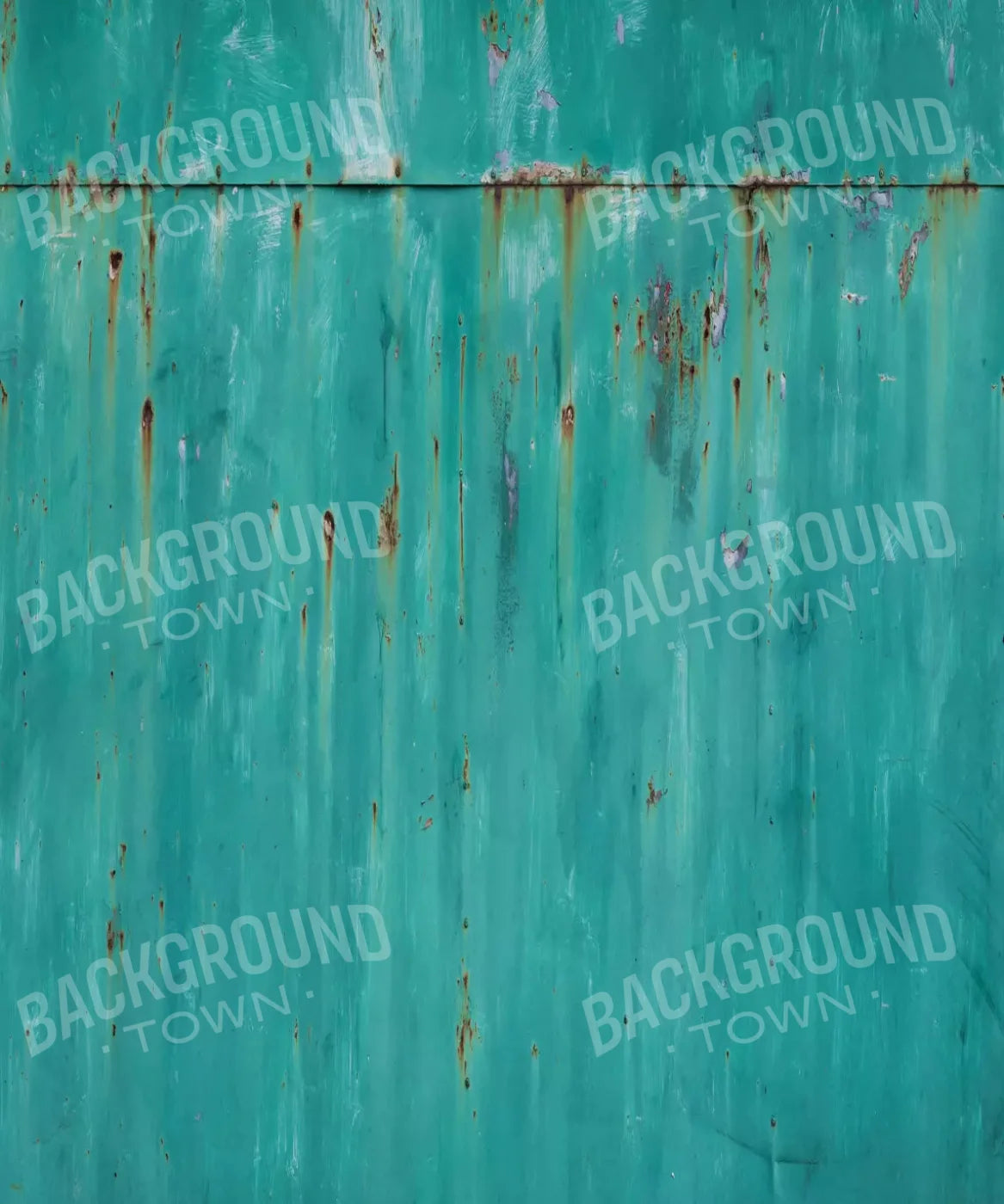 Blue Steel and Metal Backdrop for Photography