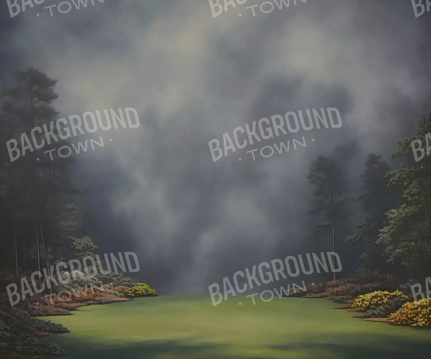 Misty Autumn Valley Iii 5’X4’2 Fleece (60 X 50 Inch) Backdrop