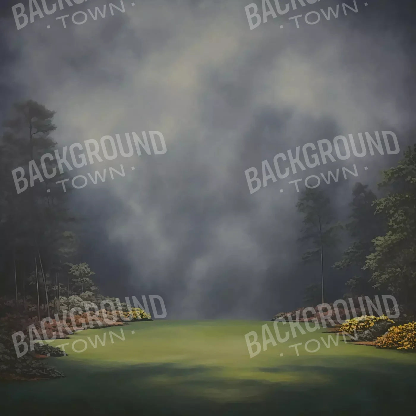 Misty Autumn Valley Iii 8’X8’ Fleece (96 X Inch) Backdrop