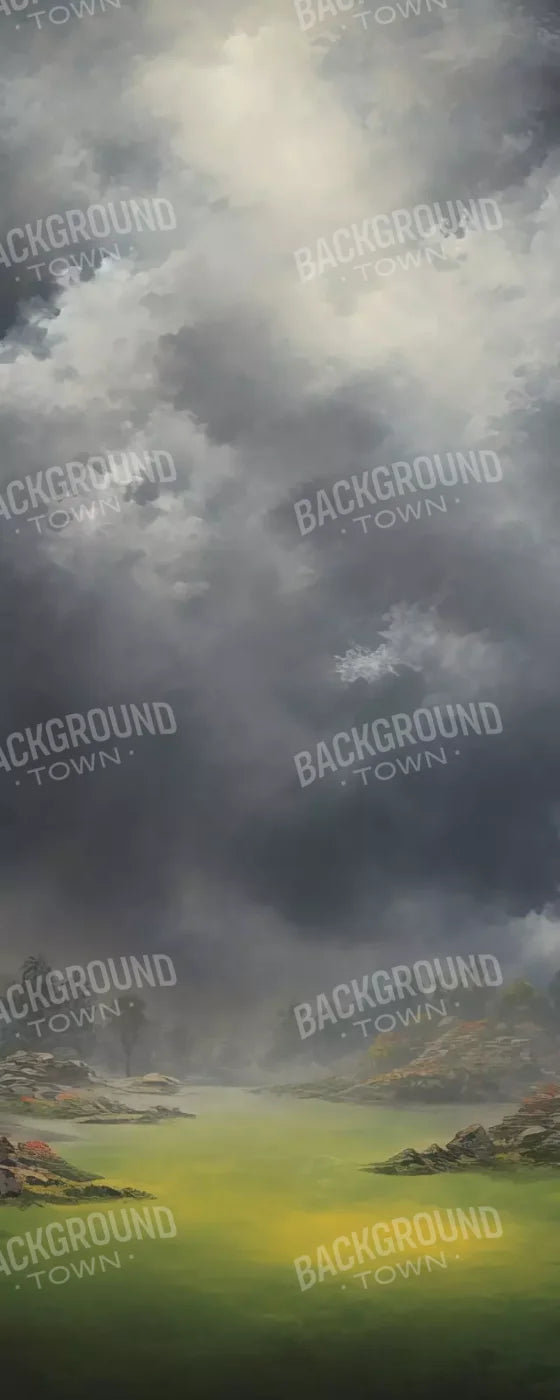 Misty Autumn Valley 8’X20’ Ultracloth (96 X 240 Inch) Backdrop