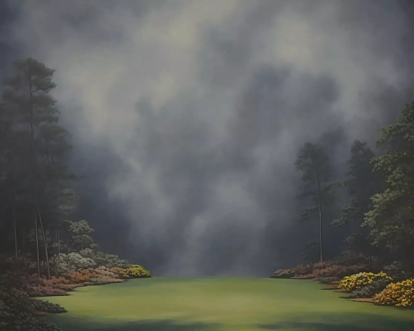 Misty Autumn Valley Iii 10’X8’ Fleece (120 X 96 Inch) Backdrop