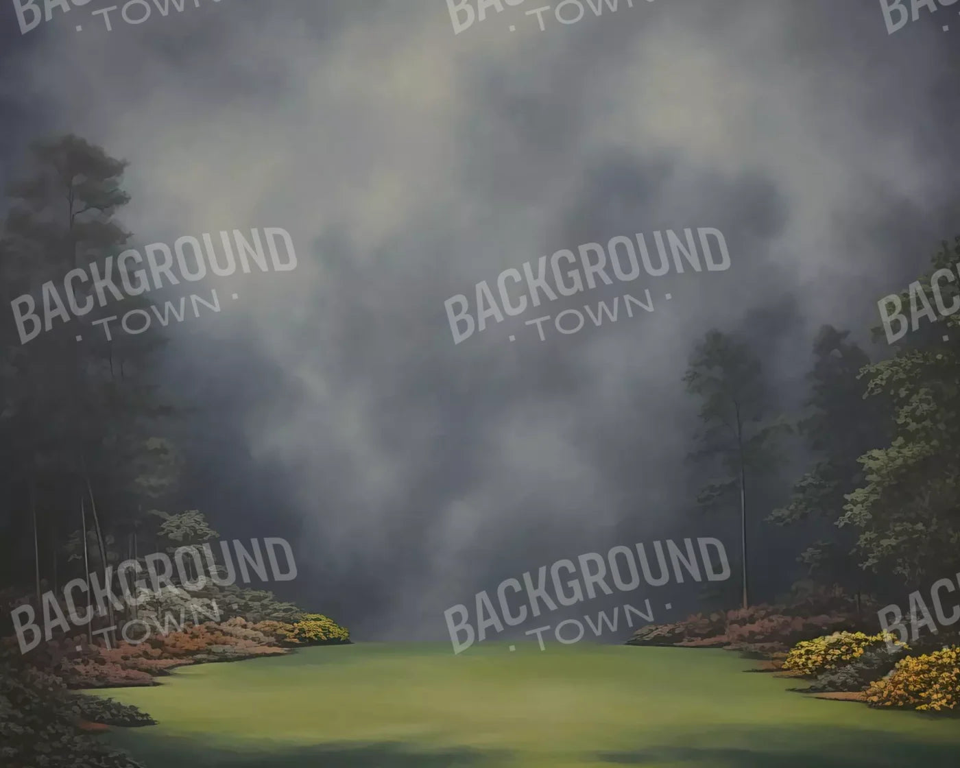 Misty Autumn Valley Iii 10’X8’ Fleece (120 X 96 Inch) Backdrop
