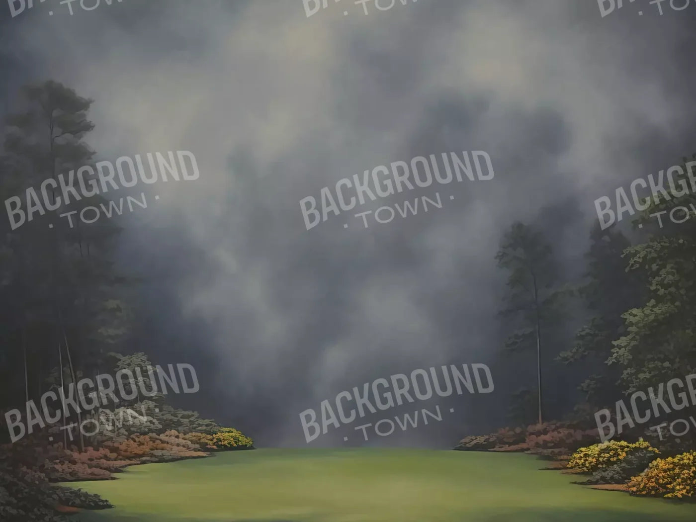 Misty Autumn Valley Iii 8’X6’ Fleece (96 X 72 Inch) Backdrop