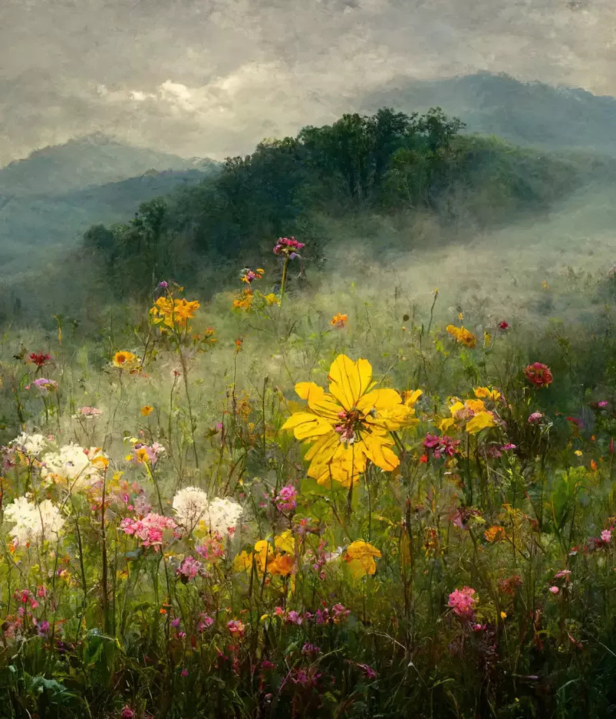 Mountain Meadow 10X12 Ultracloth ( 120 X 144 Inch ) Backdrop