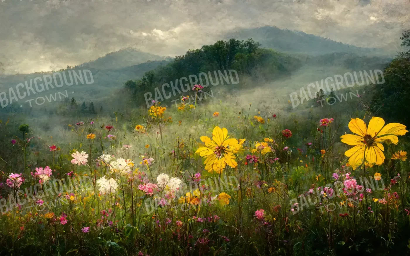 Mountain Meadow 14X9 Ultracloth ( 168 X 108 Inch ) Backdrop