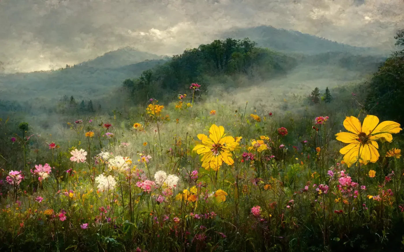 Mountain Meadow 14X9 Ultracloth ( 168 X 108 Inch ) Backdrop