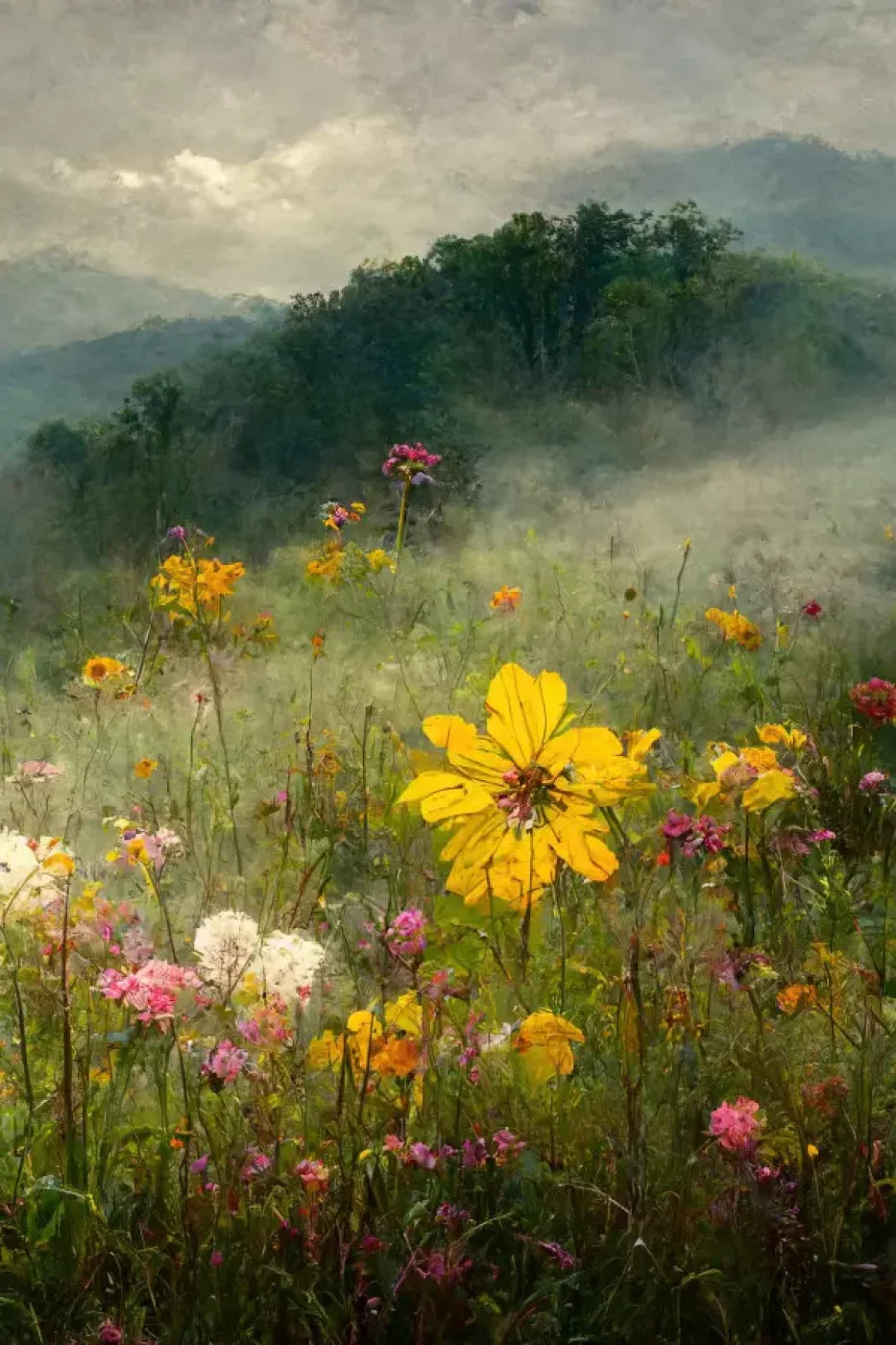 Mountain Meadow 5X8 Ultracloth ( 60 X 96 Inch ) Backdrop