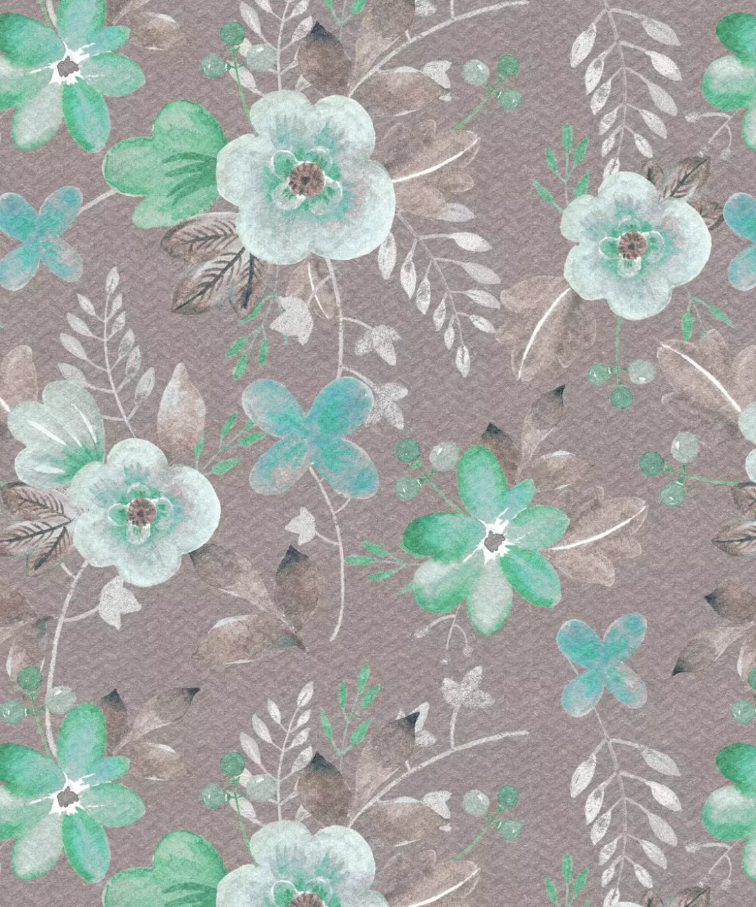 Gray Floral Backdrop for Photography