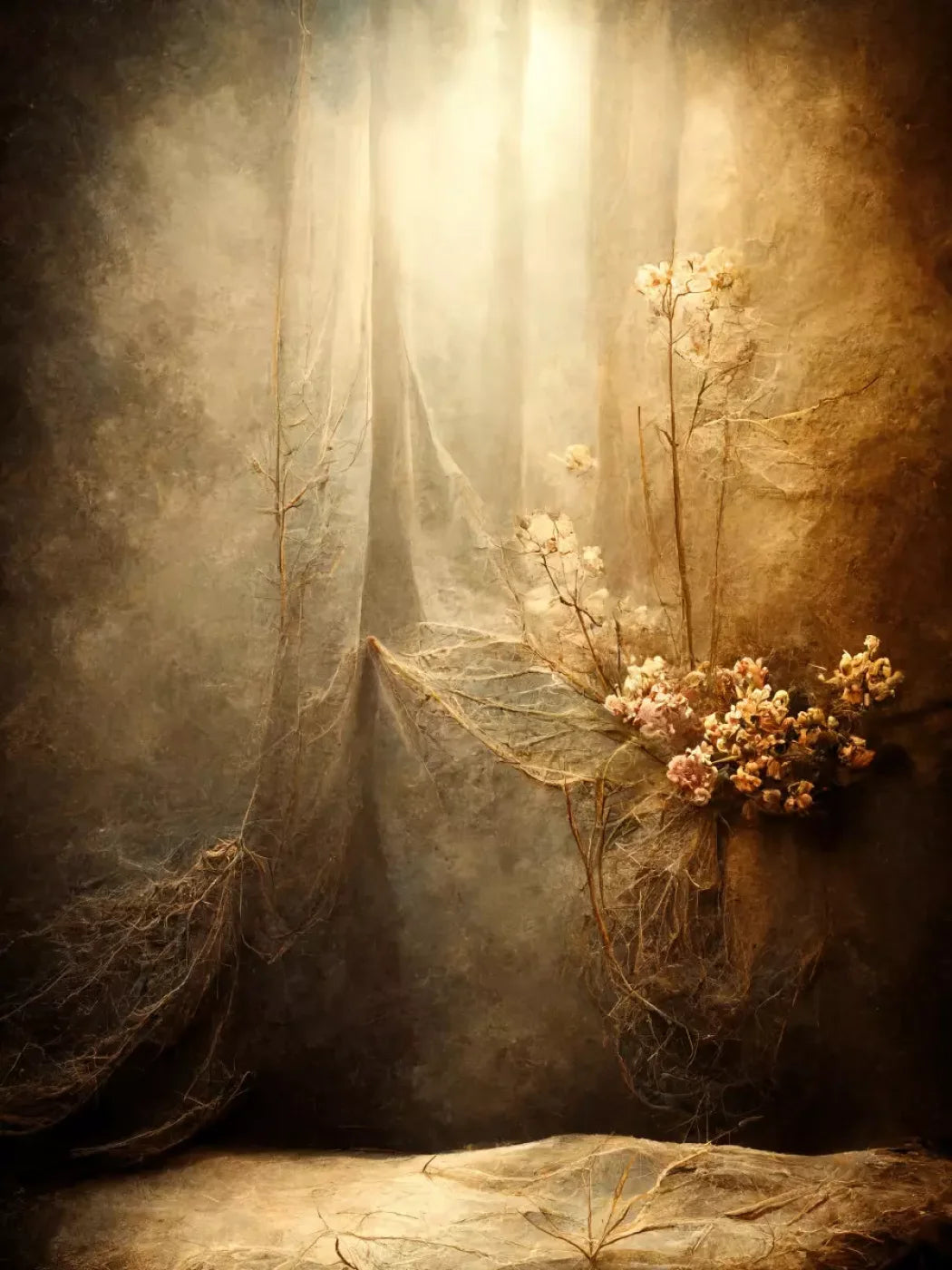 Moody Muslin 1 5X68 Fleece ( 60 X 80 Inch ) Backdrop