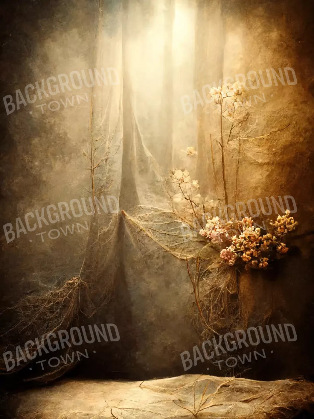 Moody Muslin 1 8X10 Fleece ( 96 X 120 Inch ) Backdrop