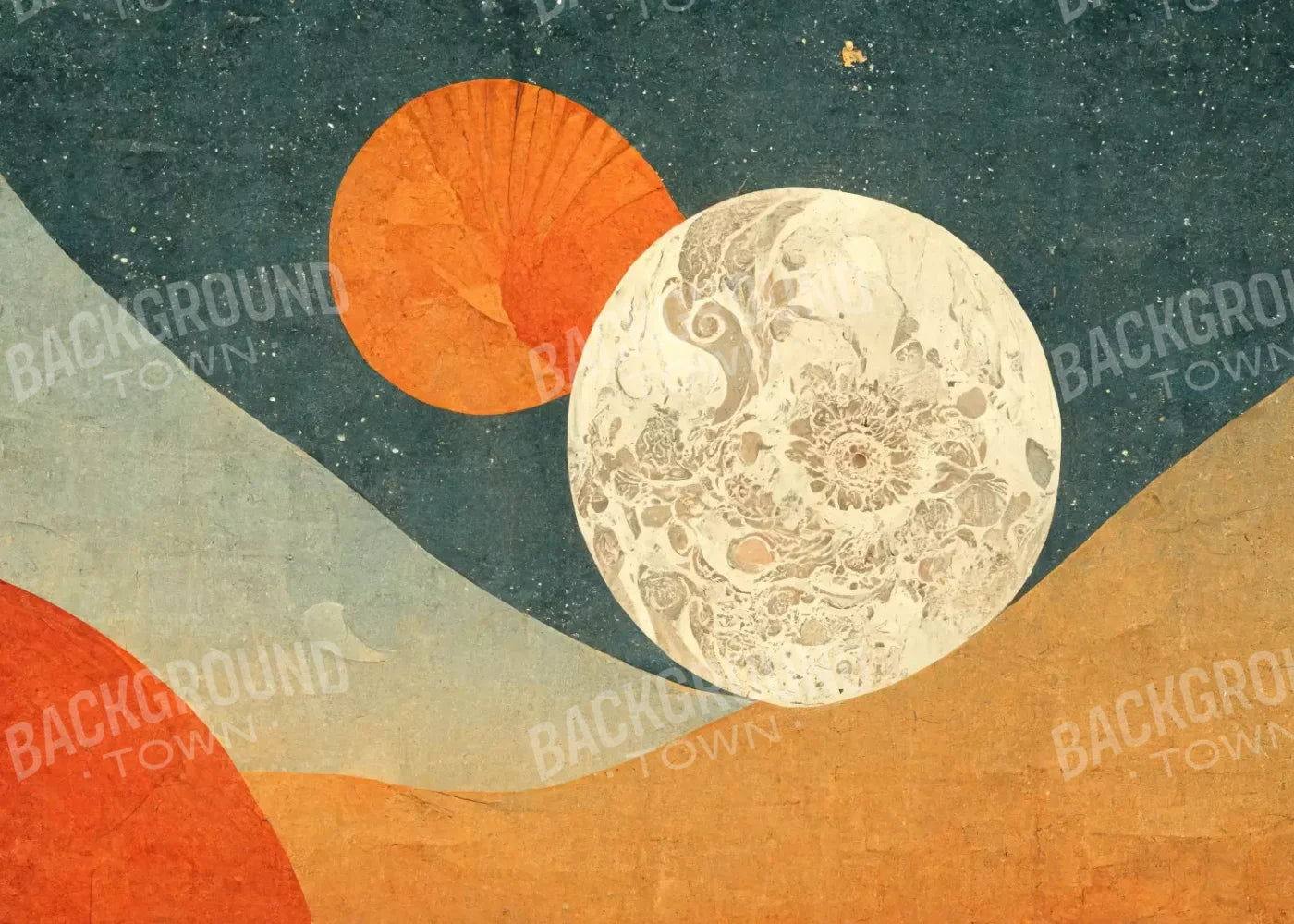 Moon Room 7’X5’ Ultracloth (84 X 60 Inch) Backdrop