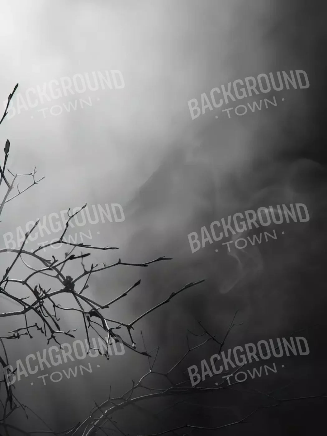 Moonlit Branch 5’X6’8 Fleece (60 X 80 Inch) Backdrop