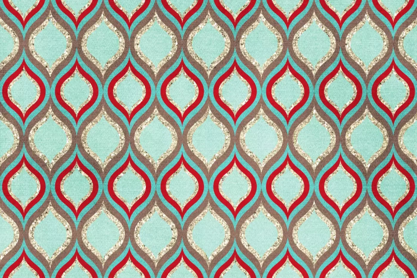Moroccan Around The Xmas Tree Backdrop