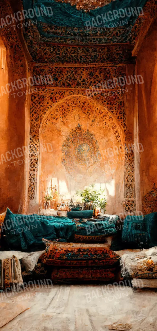 Moroccan Oasis 2 8X10 8X16 Ultracloth ( 96 X 192 Inch ) Backdrop