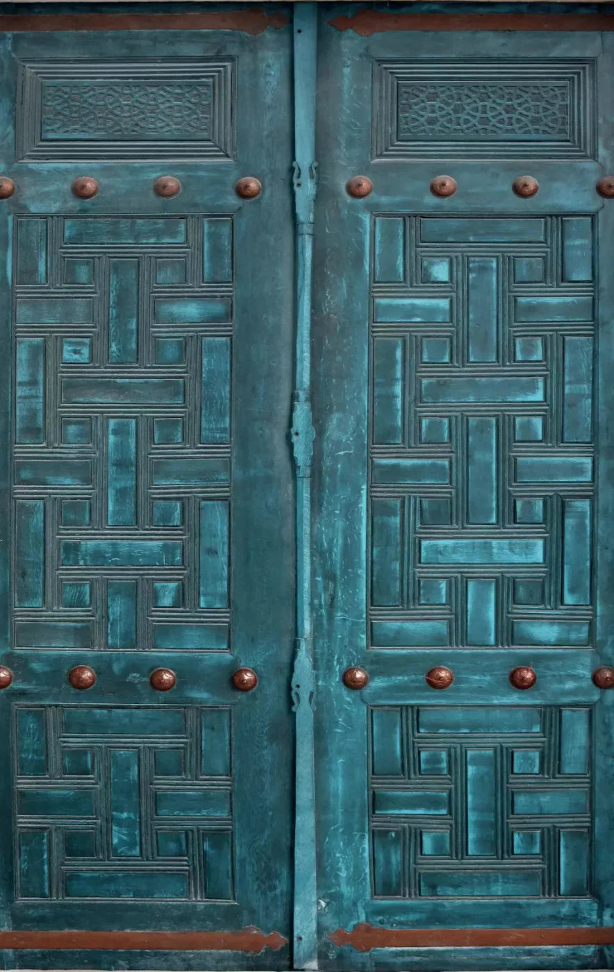 Moroccan Teal 10X16 Ultracloth ( 120 X 192 Inch ) Backdrop