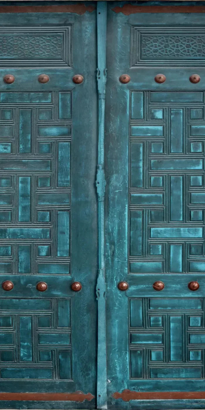Moroccan Teal 10X20 Ultracloth ( 120 X 240 Inch ) Backdrop