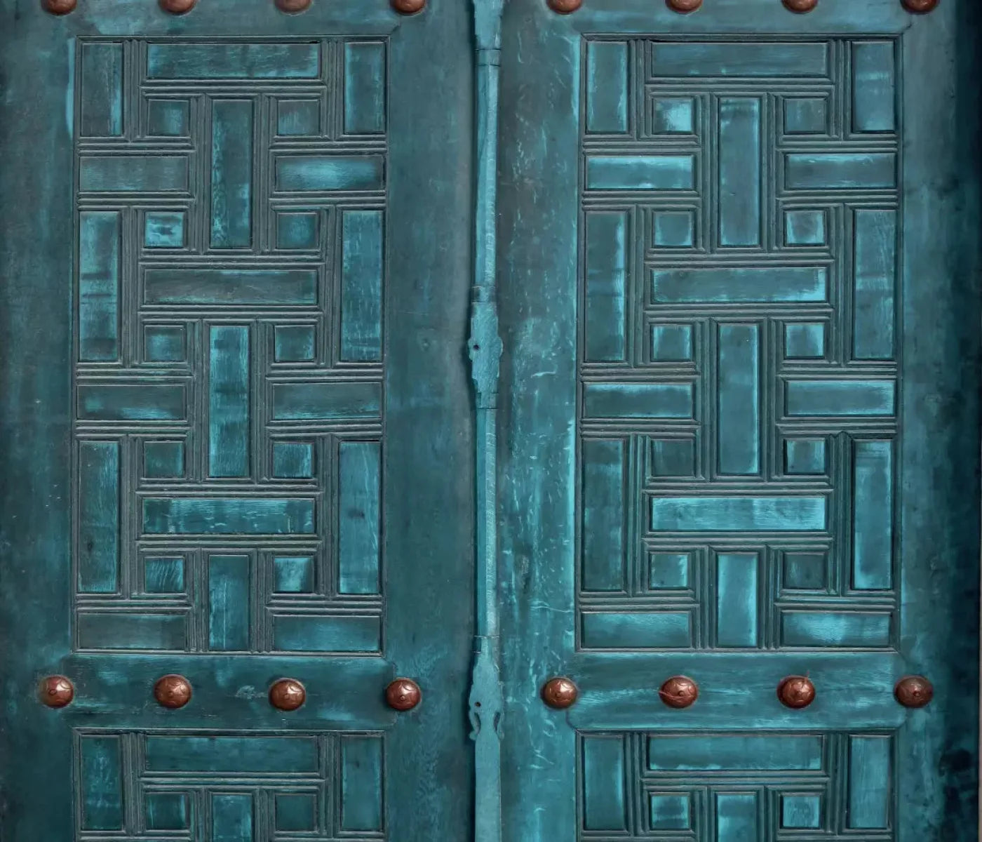 Moroccan Teal 12X10 Ultracloth ( 144 X 120 Inch ) Backdrop