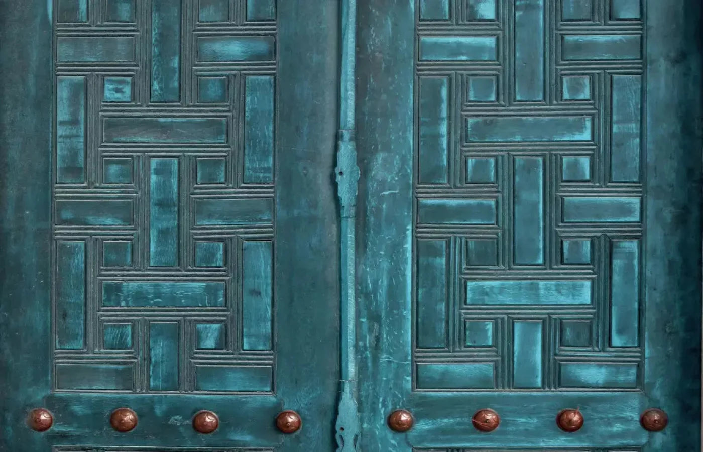 Moroccan Teal 12X8 Ultracloth ( 144 X 96 Inch ) Backdrop