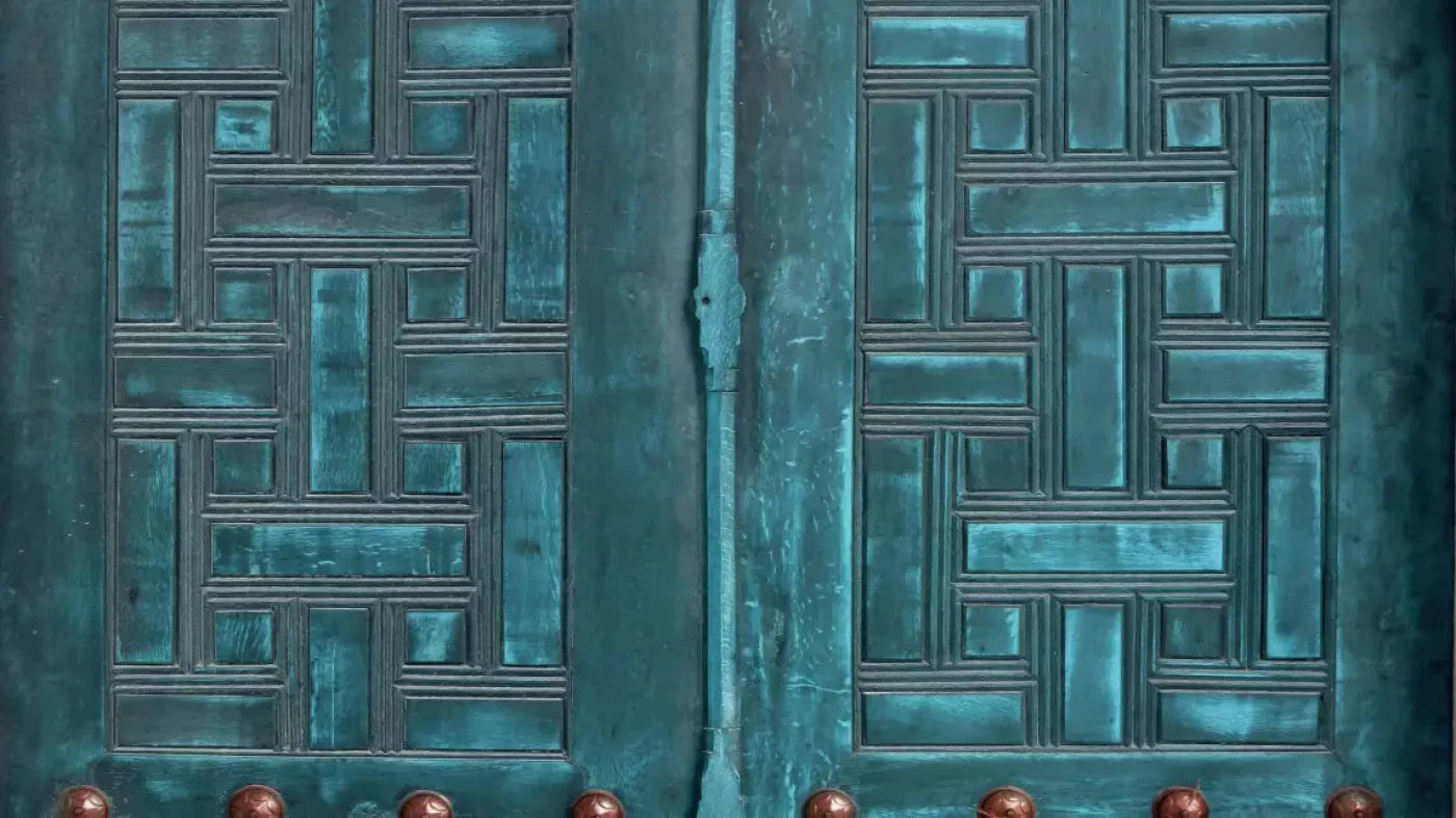 Moroccan Teal 14X8 Ultracloth ( 168 X 96 Inch ) Backdrop
