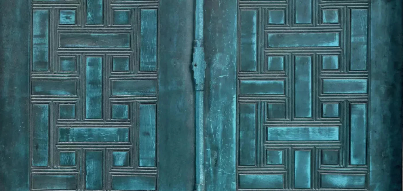 Moroccan Teal 16X8 Ultracloth ( 192 X 96 Inch ) Backdrop