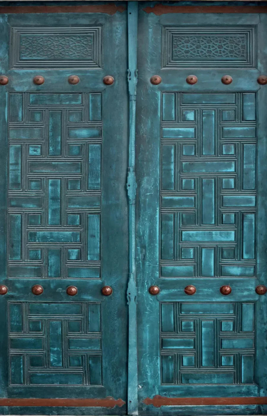 Moroccan Teal 8X12 Ultracloth ( 96 X 144 Inch ) Backdrop