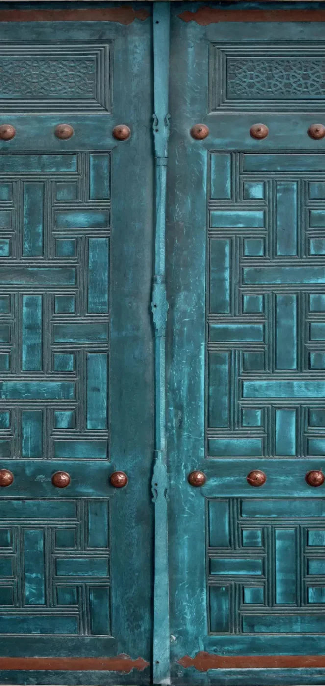 Moroccan Teal 8X16 Ultracloth ( 96 X 192 Inch ) Backdrop