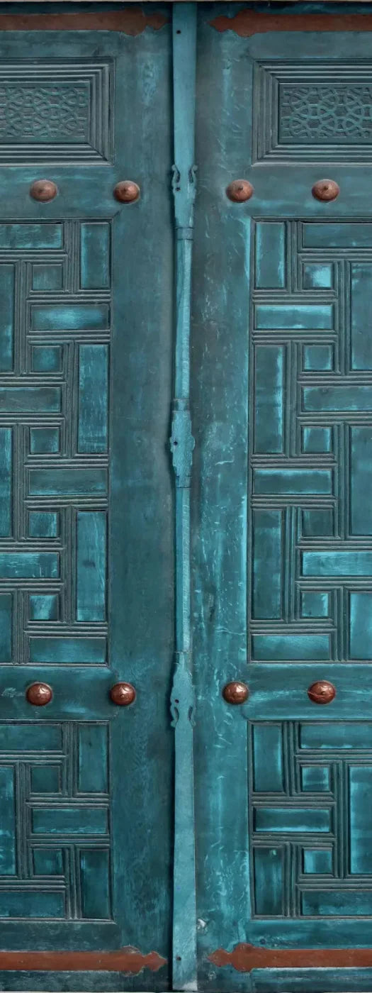 Moroccan Teal 8X20 Ultracloth ( 96 X 240 Inch ) Backdrop