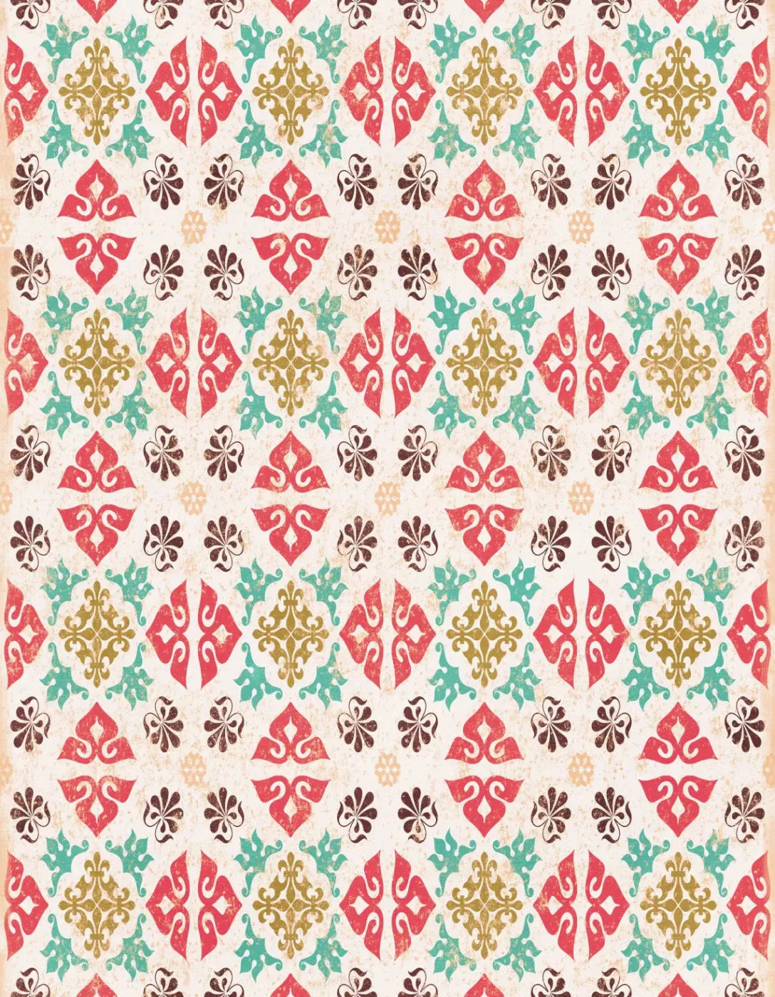 Mosaic 6X8 Fleece ( 72 X 96 Inch ) Backdrop