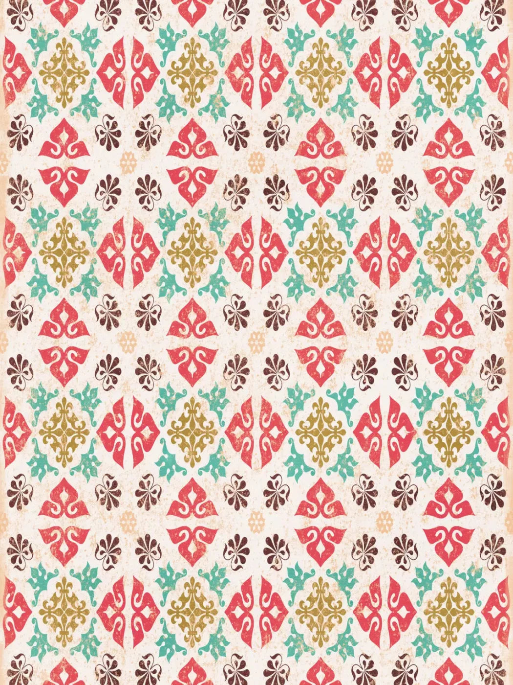 Mosaic 8X10 Fleece ( 96 X 120 Inch ) Backdrop